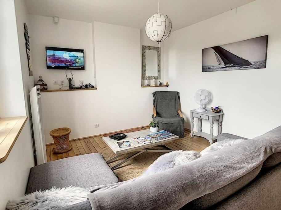 Appartement Les Mouettes. 4 Personnes Vue Pont De Normandie *